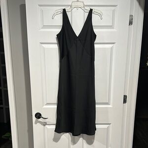 A New Day Black Sheath Midi Dress